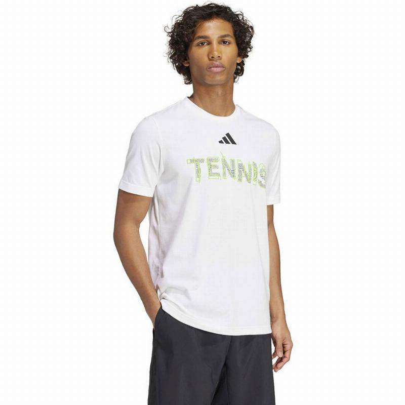 Adidas Tennis Graphic T-Shirt White