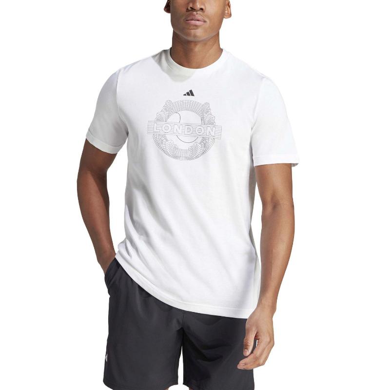 Camiseta Adidas Wimblendon TNS Branca
