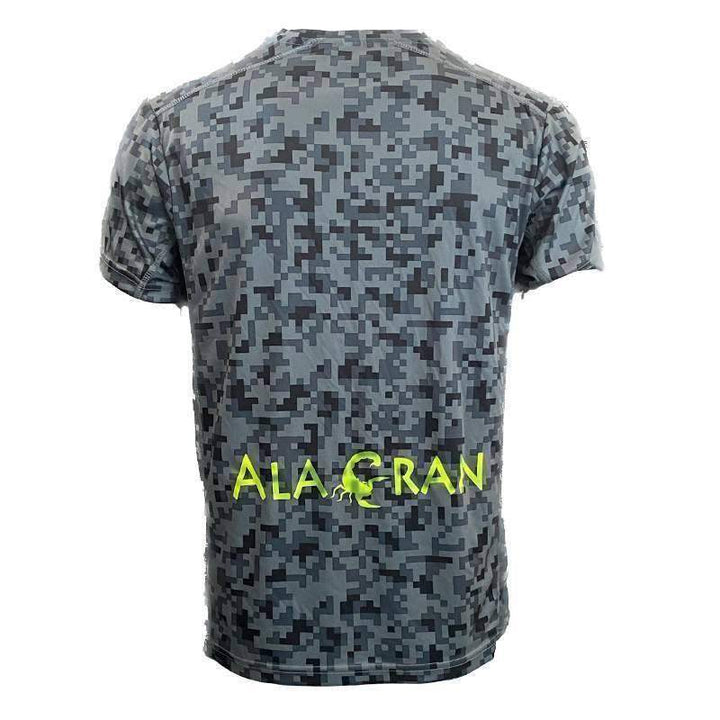 T-shirt Alacran Elite Pixels preto amarelo