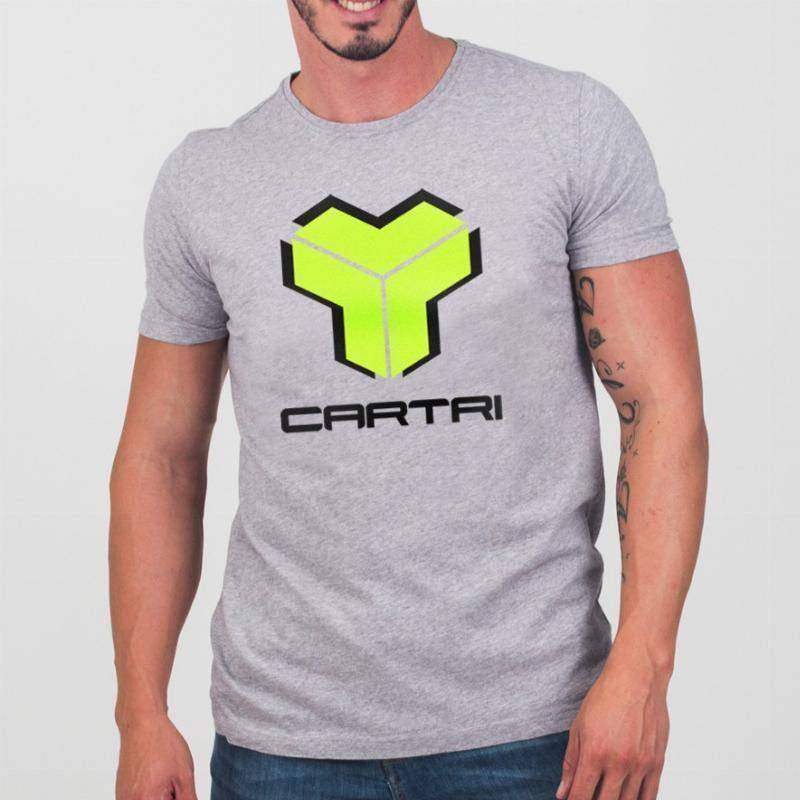 Camiseta de algodão cinza Cartri Coach 1.0