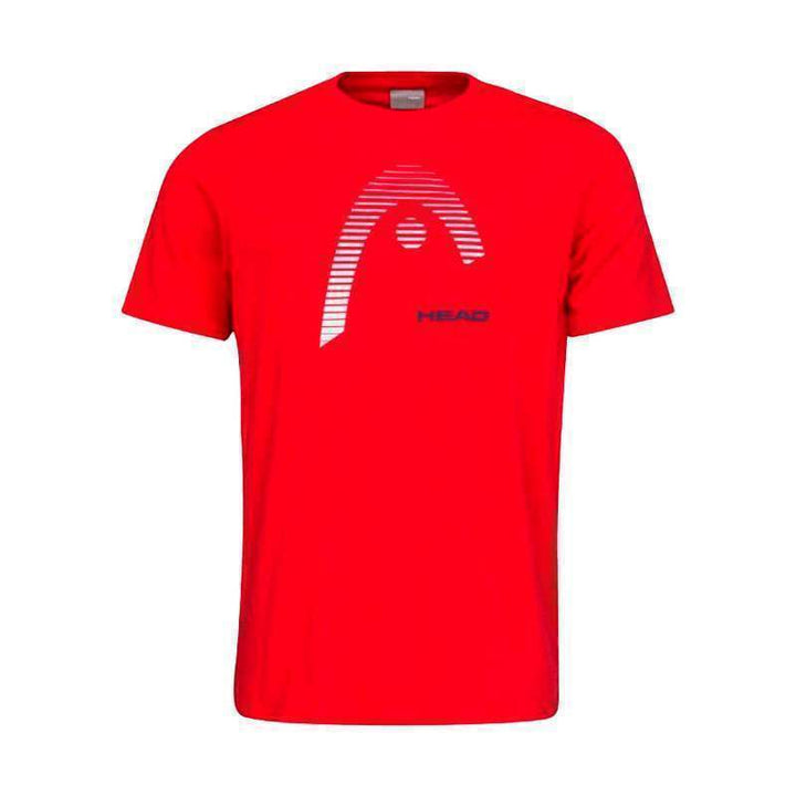 T-shirt Head Club Carl Cotton vermelho branco