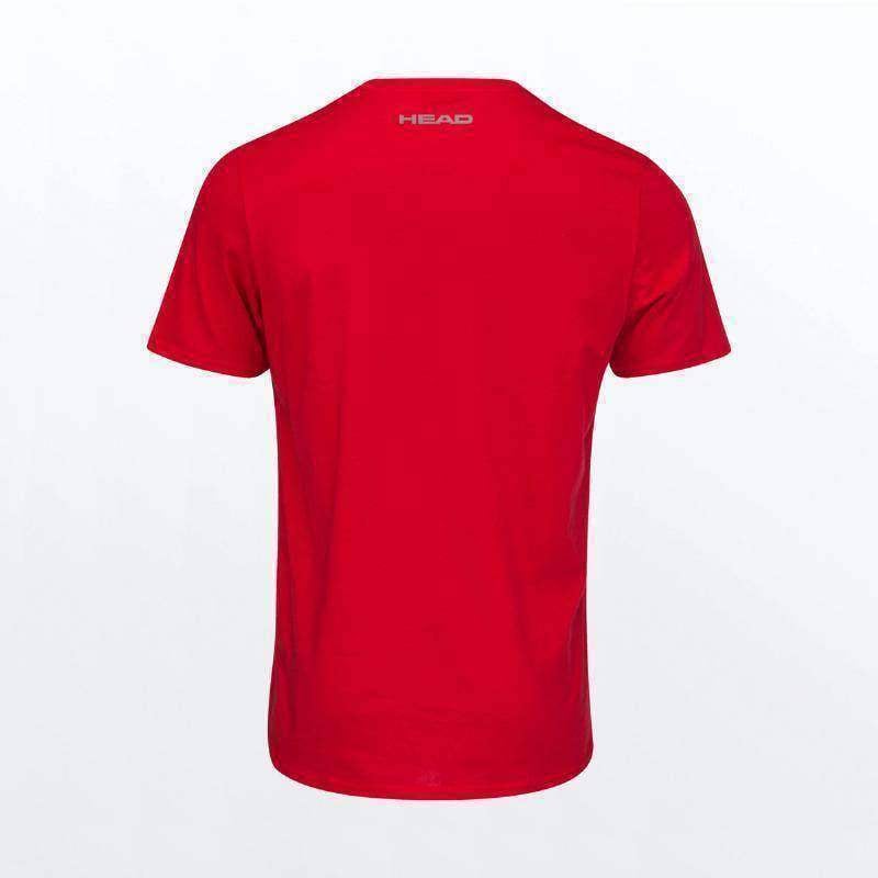 T-shirt Head Club Carl Cotton vermelho branco