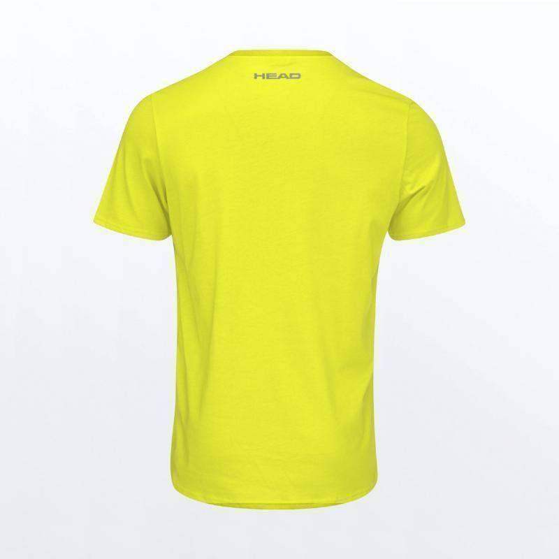 T-shirt Head Club Ivan em algodão amarelo branco