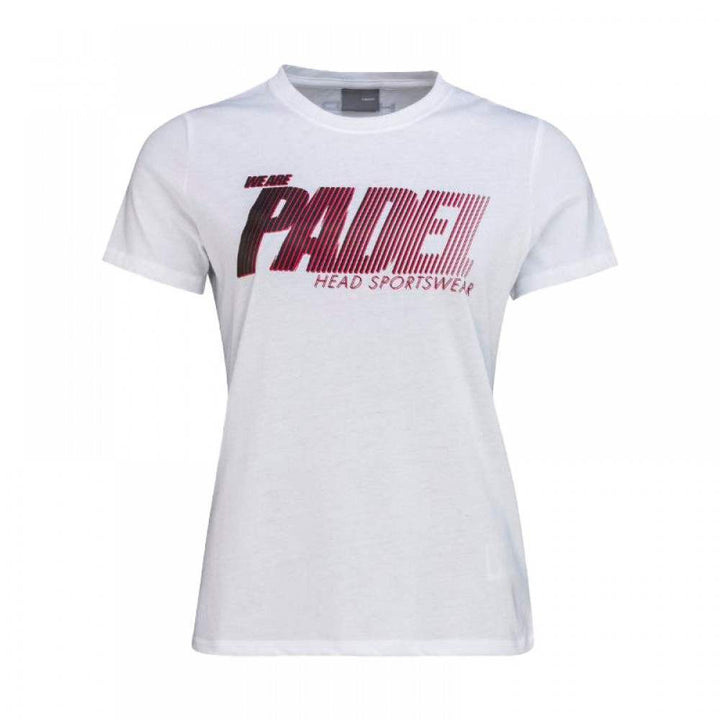 Camiseta feminina branca Cotton Head Padel SPW