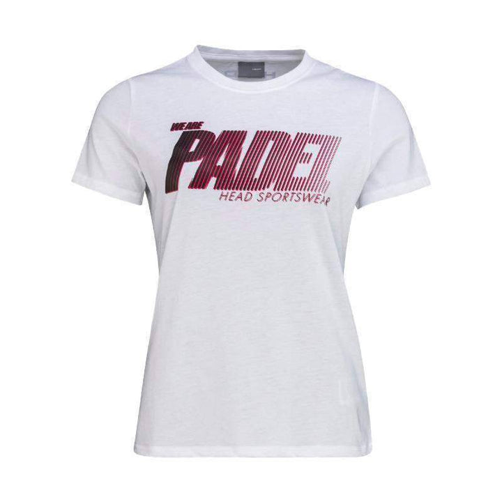 Camiseta feminina branca Cotton Head Padel SPW