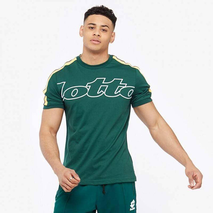 Camiseta de algodão verde Lotto Athletica II