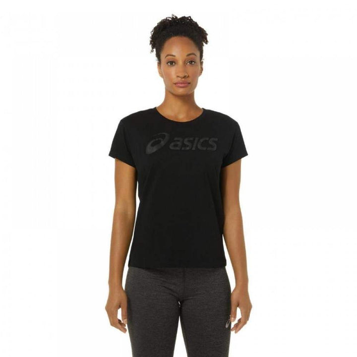 Camiseta feminina Asics Big Logo Tee preta