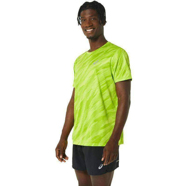 Asics Core All Over Print T-shirt Lime