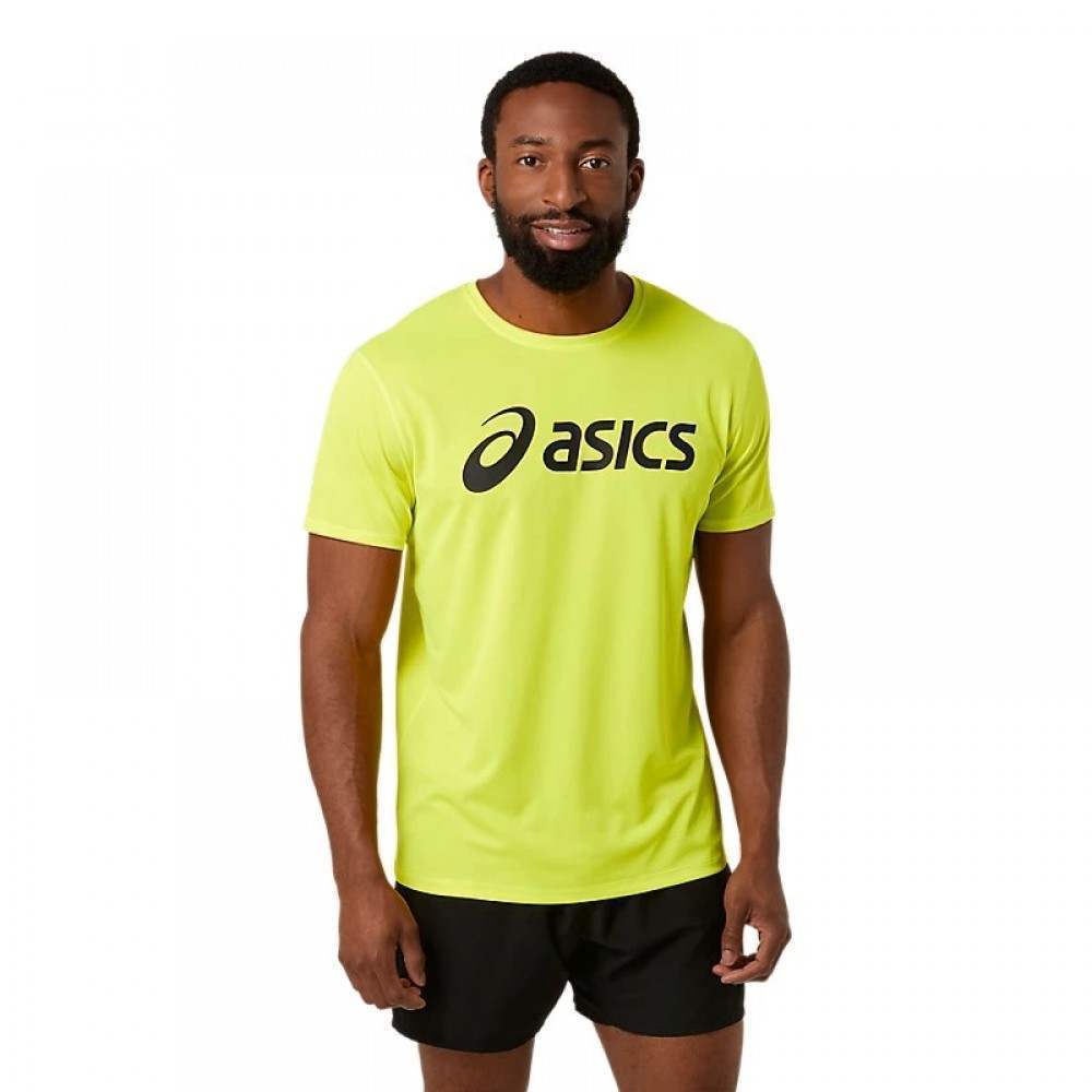 Asics Core Yellow Fluor Performance T-Shirt Black