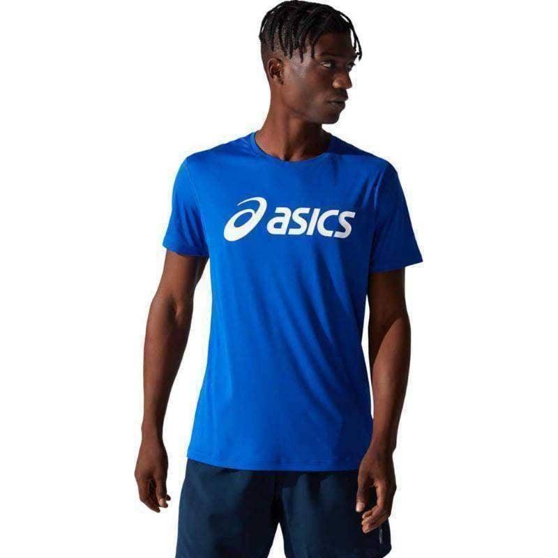 Asics Core Big Logo T-shirt Blue White