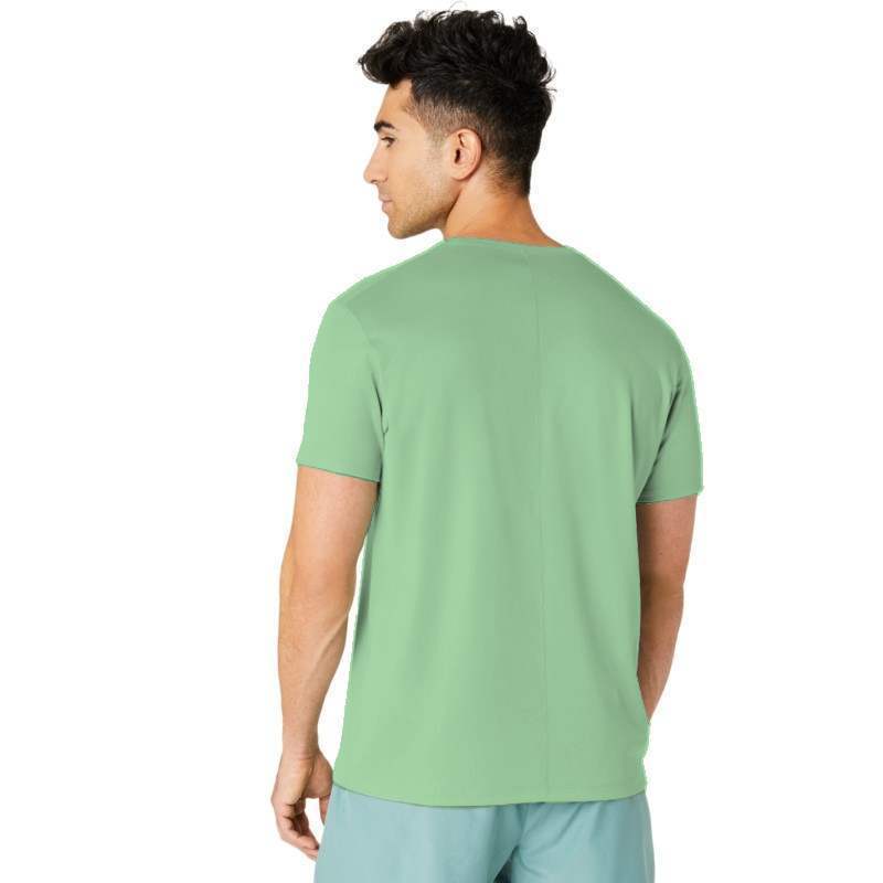 Camiseta Asics Core Celadon Light Amarelo Fluorescente