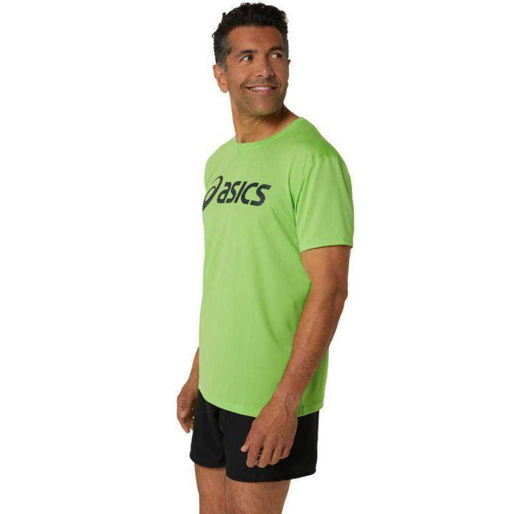 Camiseta Asics Core Azul Limão