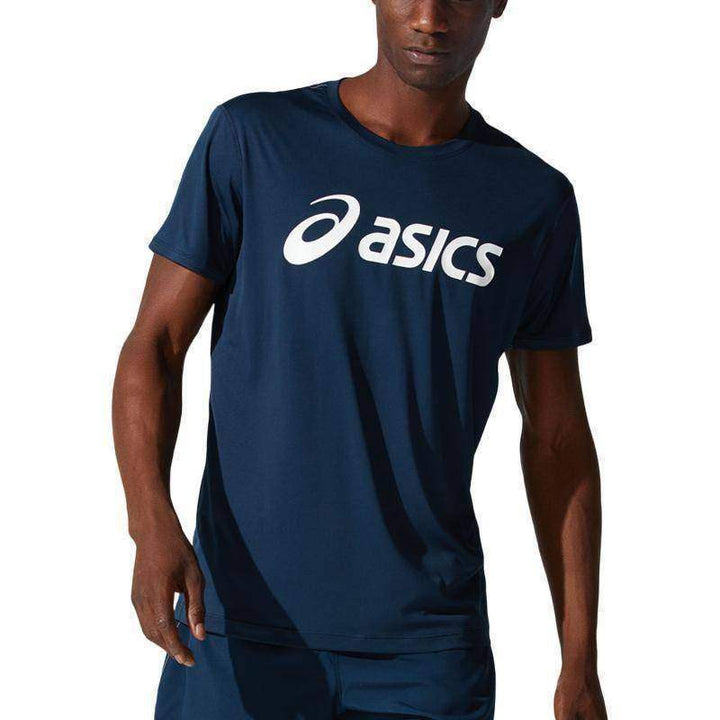 Asics Core Top Logo Navy White T-shirt