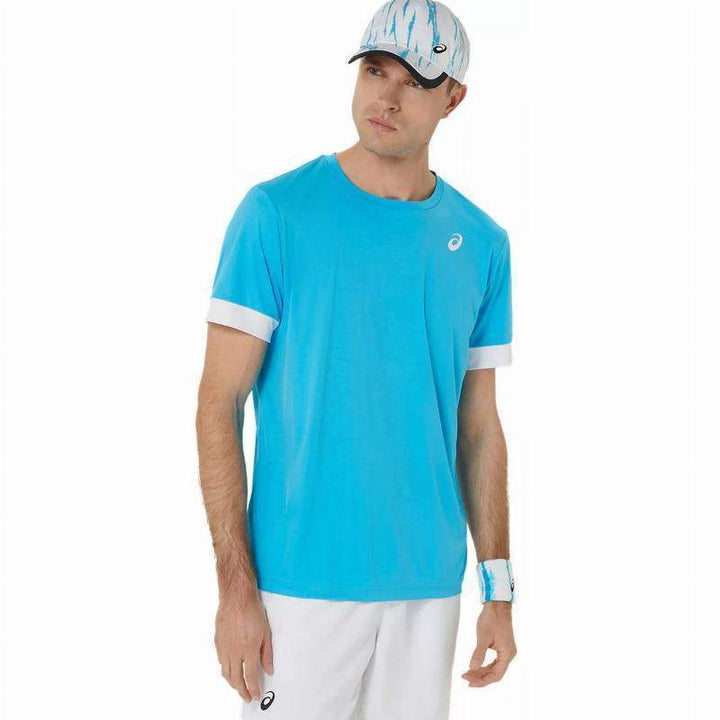 Asics Court Aqua Glossy White T-Shirt