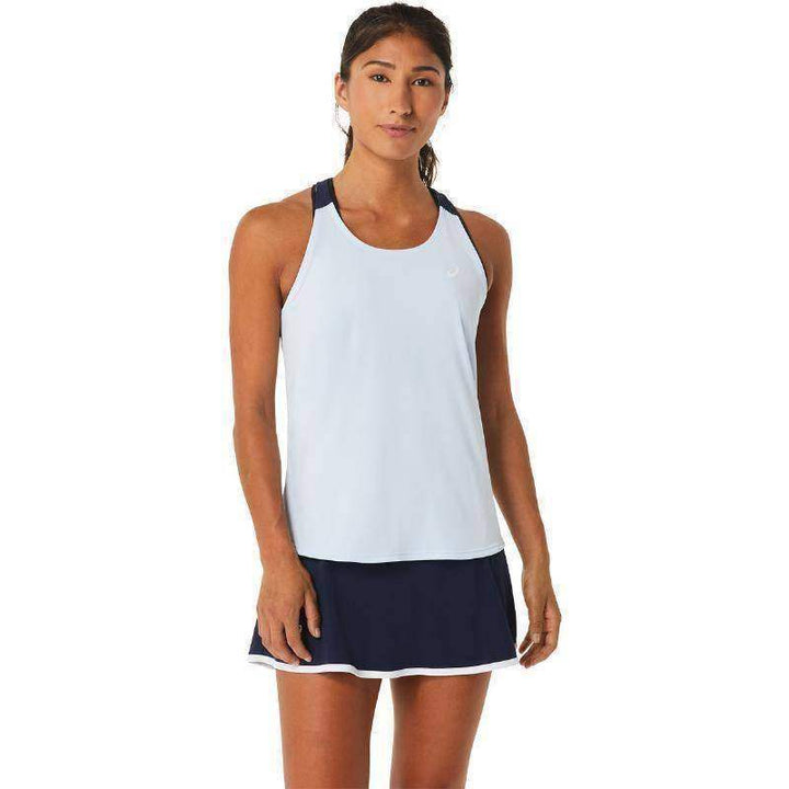 Camiseta Asics Court Azul Marinho Céu