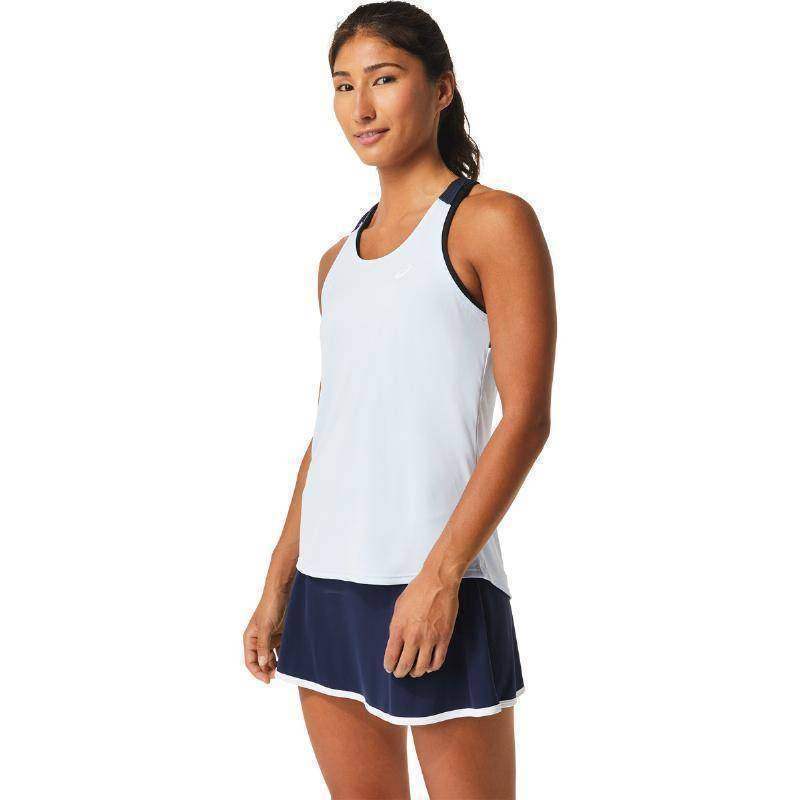 Camiseta Asics Court Azul Marinho Céu