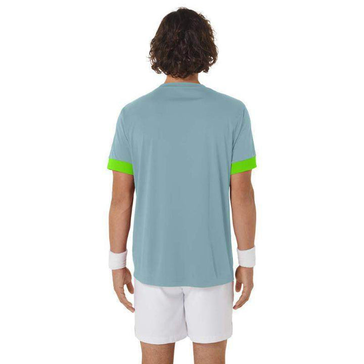 Asics Court T-shirt Electric Lime Blue