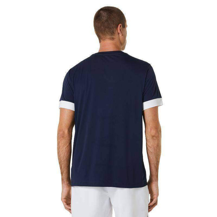 Asics Court SS Navy White T-shirt