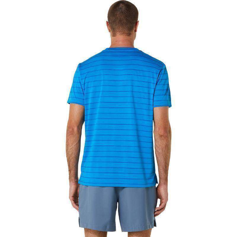 Asics Court Stripes SS T-shirt Blue