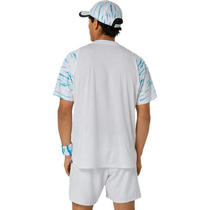 Camiseta Asics Game Branco Brilhante