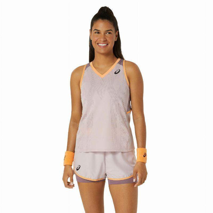 Camiseta feminina Asics Match rosa