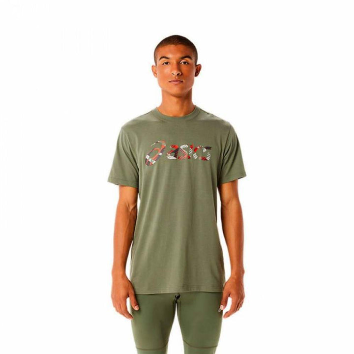 Camiseta Asics Wild Camo Lichen Verde