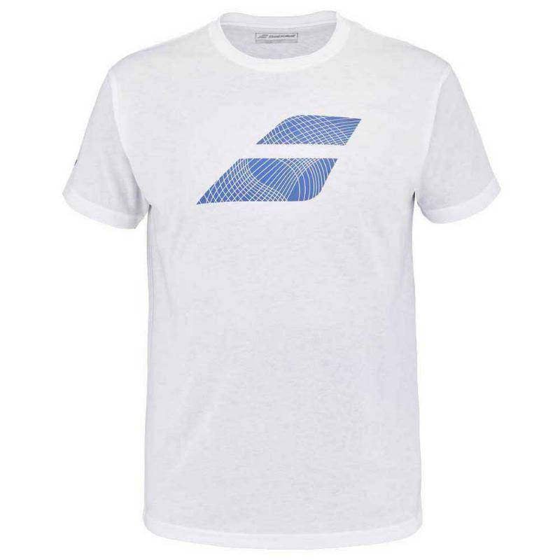 Babolat Exercise Big Flag T-shirt White Marl