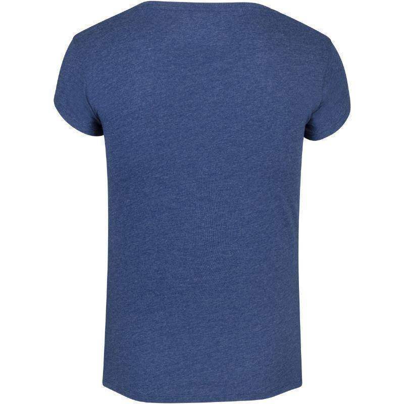 Camiseta feminina Babolat ExerciseTee azul marinho