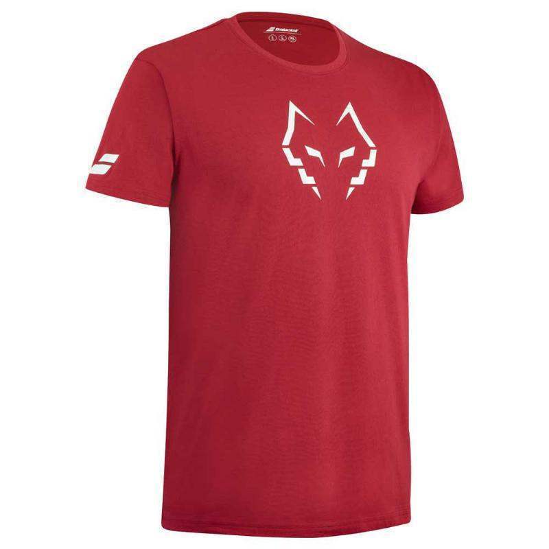 Camiseta Babolat Juan Lebron Algodon Rojo