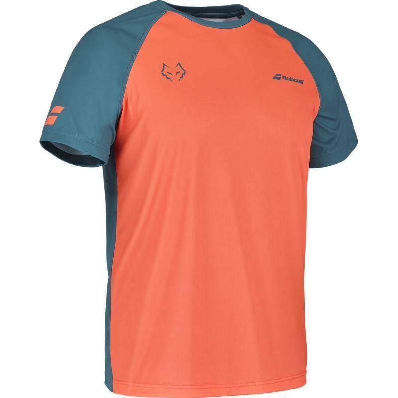 Babolat Juan Lebron Orange Dark Blue T-shirt