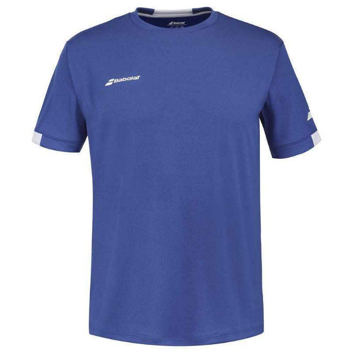 Camiseta Babolat Play Crew Azul Blanco