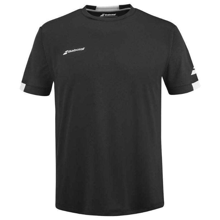 Camiseta Babolat Play Crew Negro Blanco