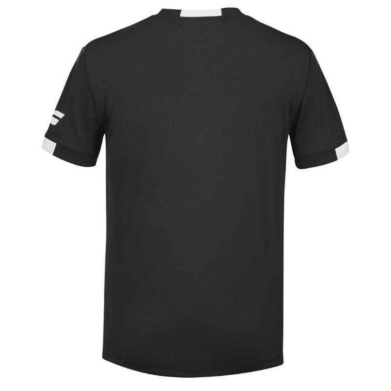 T-shirt Babolat Play Crew preto branco