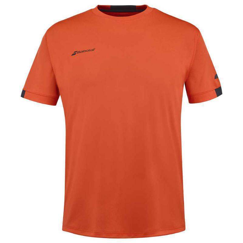 T-shirt Babolat Play Crew vermelho preto