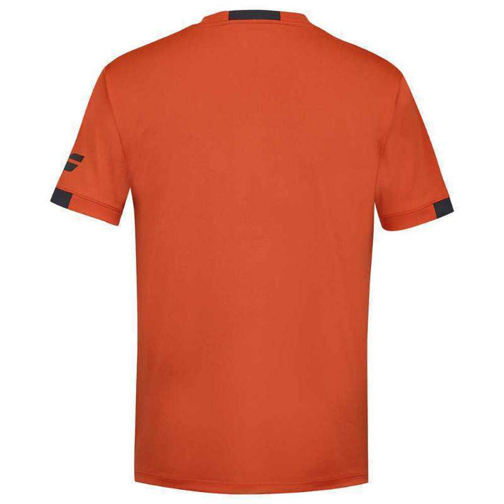 Camiseta Babolat Play Crew Rojo Negro