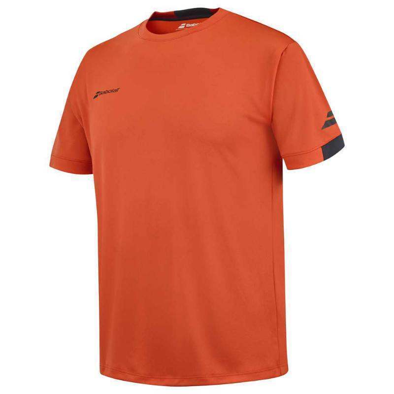 Camiseta Babolat Play Crew Rojo Negro