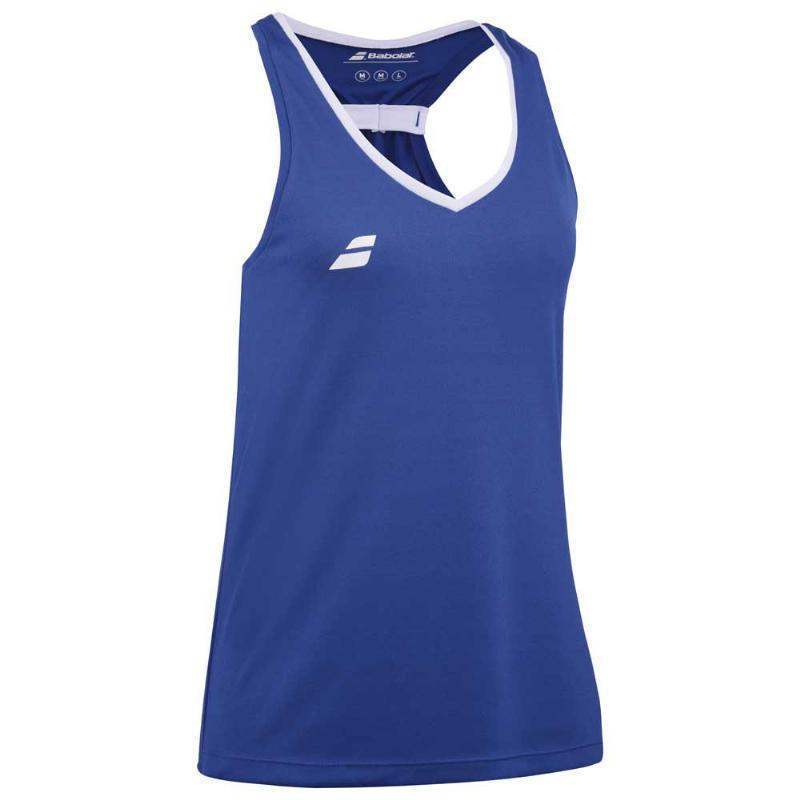 Babolat Top Camiseta Feminina Azul Escuro