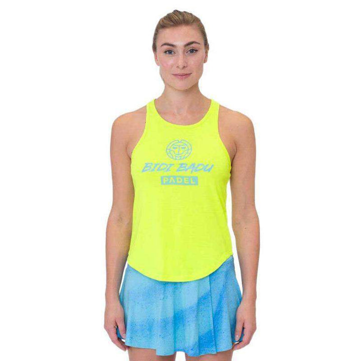 Camiseta feminina Bidi Badu Beach Spirit Chill Amarelo Neon Aqua