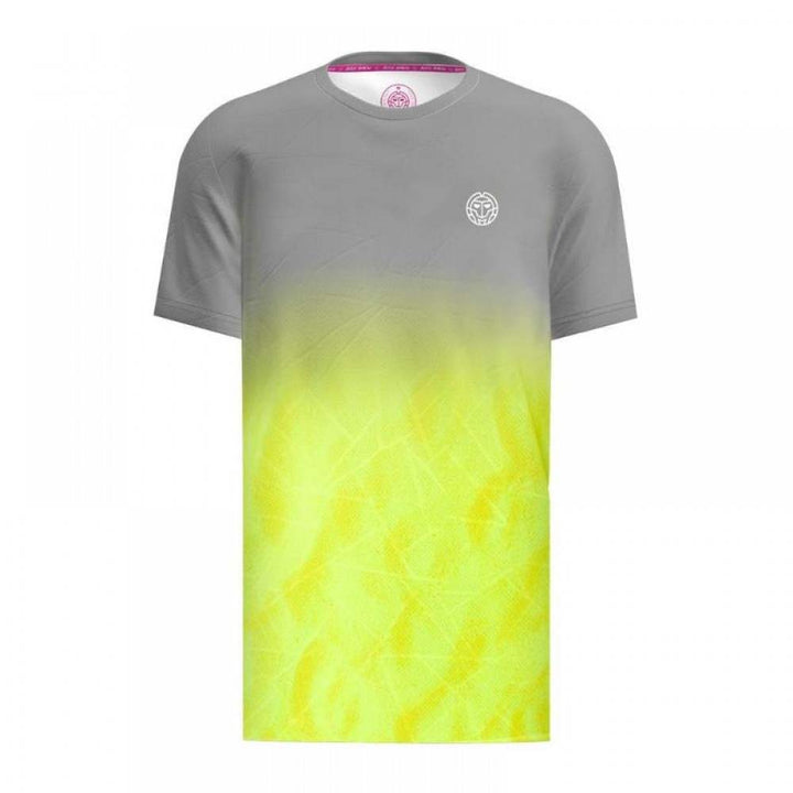 Camiseta Bidi Badu Beach Spirit cinza amarelo neon