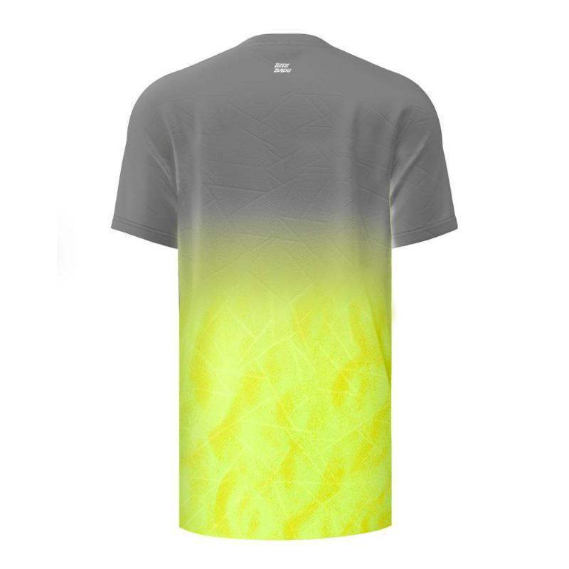 Camiseta Bidi Badu Beach Spirit cinza amarelo neon