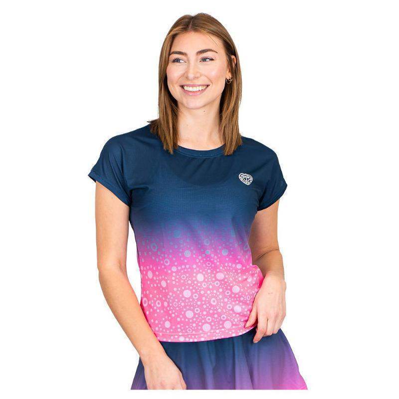 Camiseta Bidi Badu Colortwist Rosa Azul Oscuro Mujer