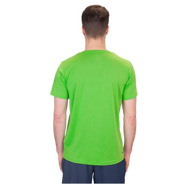 Bidi Badu Crew Inside Out V-Neck T-Shirt Neon Green Dark Blue