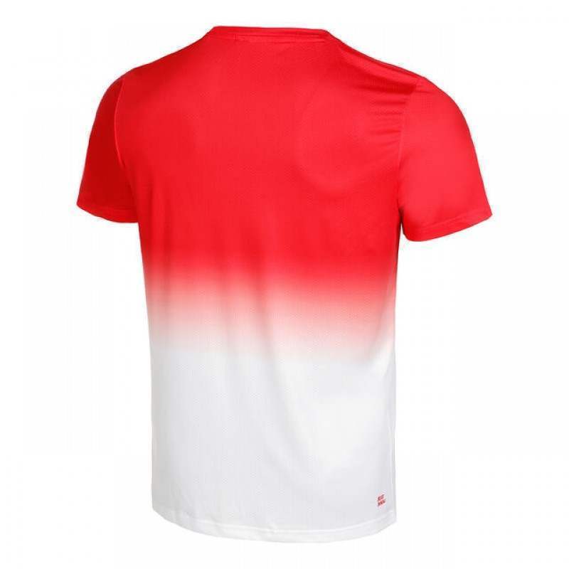 Bidi Badu Crew Gradiant Red White T-shirt