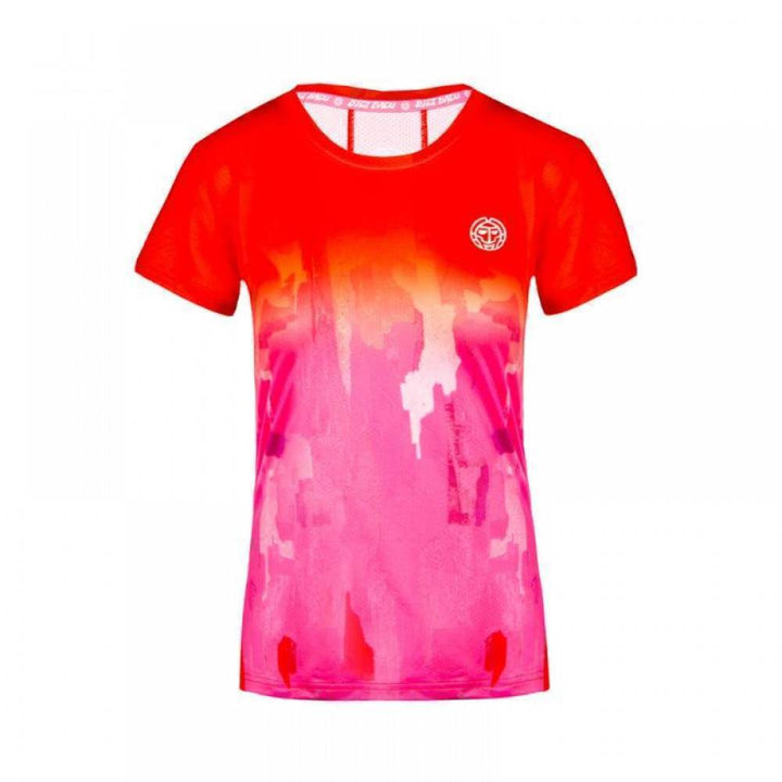 Camiseta feminina Bidi Badu Eve Tech vermelho rosa