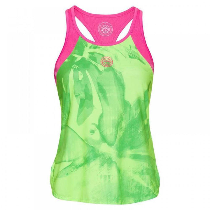 Bidi Badu Fleur Green Neon Pink T-shirt