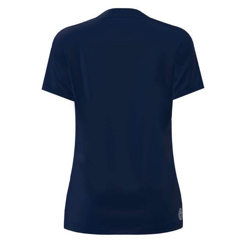 Camiseta feminina Bidi Badu New York Chill Azul Escuro Vermelho