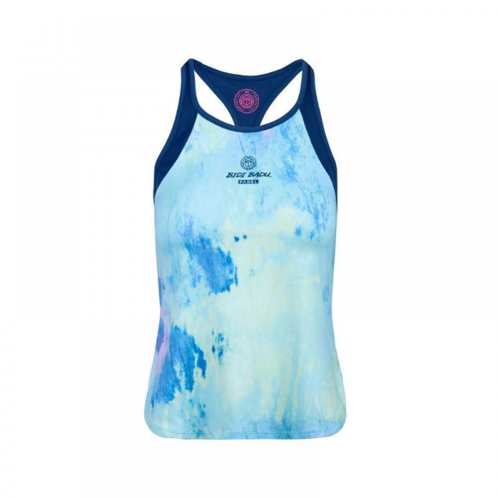 Camiseta Bidi Badu Padel Aluna Aqua Azul Escuro