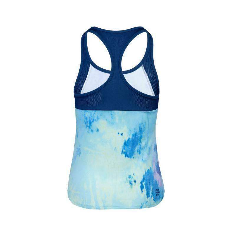 Camiseta Bidi Badu Padel Aluna Aqua Azul Escuro