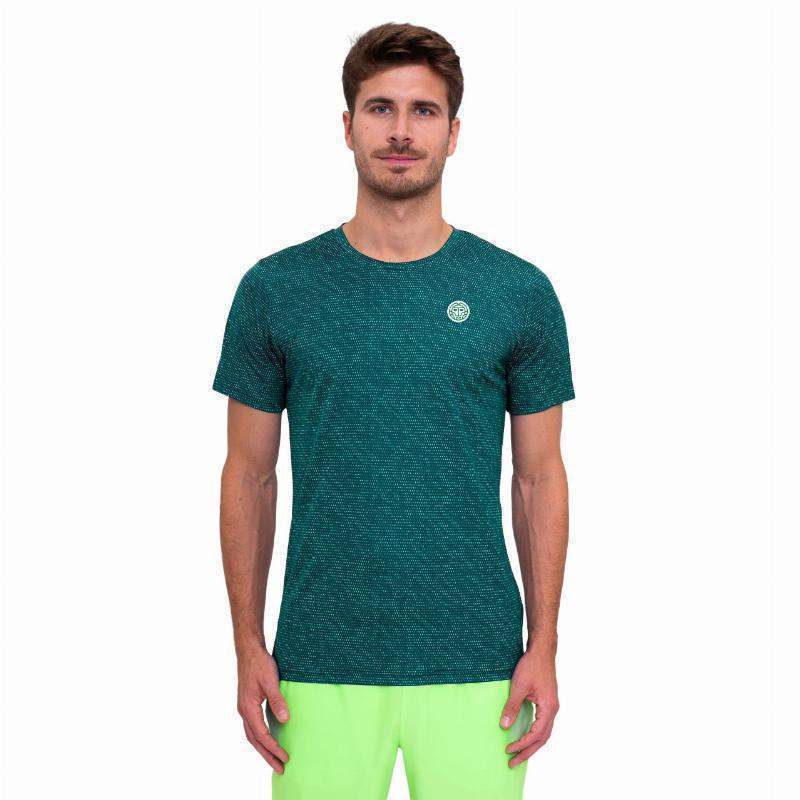 Bidi Badu Spike Crew Camiseta de duas cores verde escuro