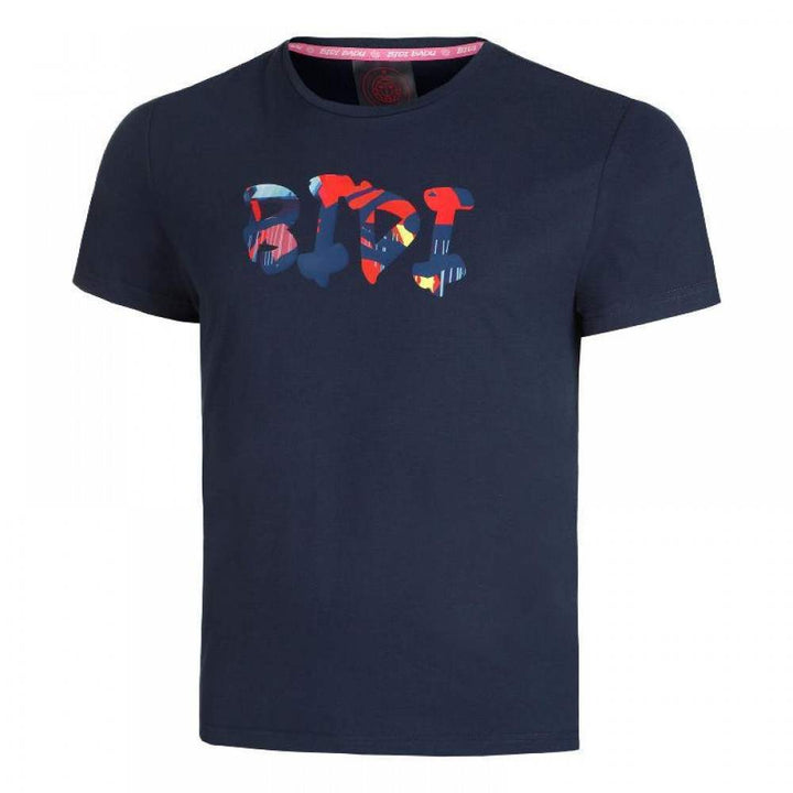 Camiseta Bidi Badu Wild Arts Chill Azul Escuro Vermelho Mix